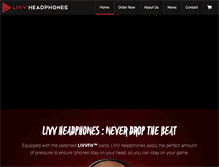 Tablet Screenshot of livvheadphones.com
